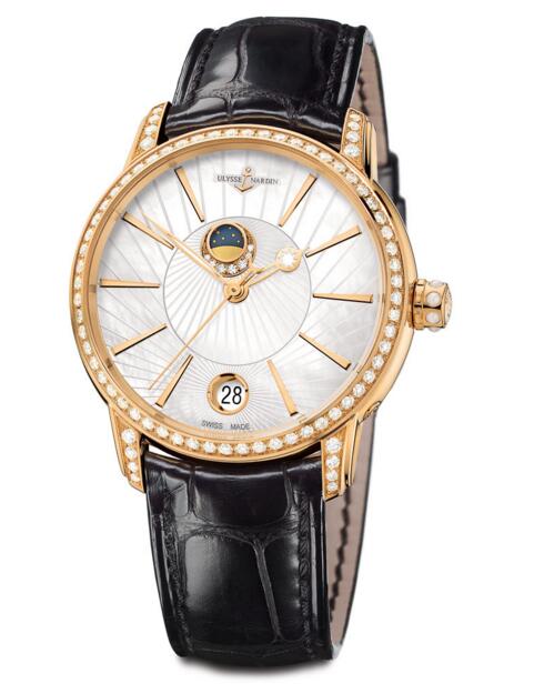 Review Ulysse Nardin Classico Lady Luna 8296-123BC-2/91 Replica watch
